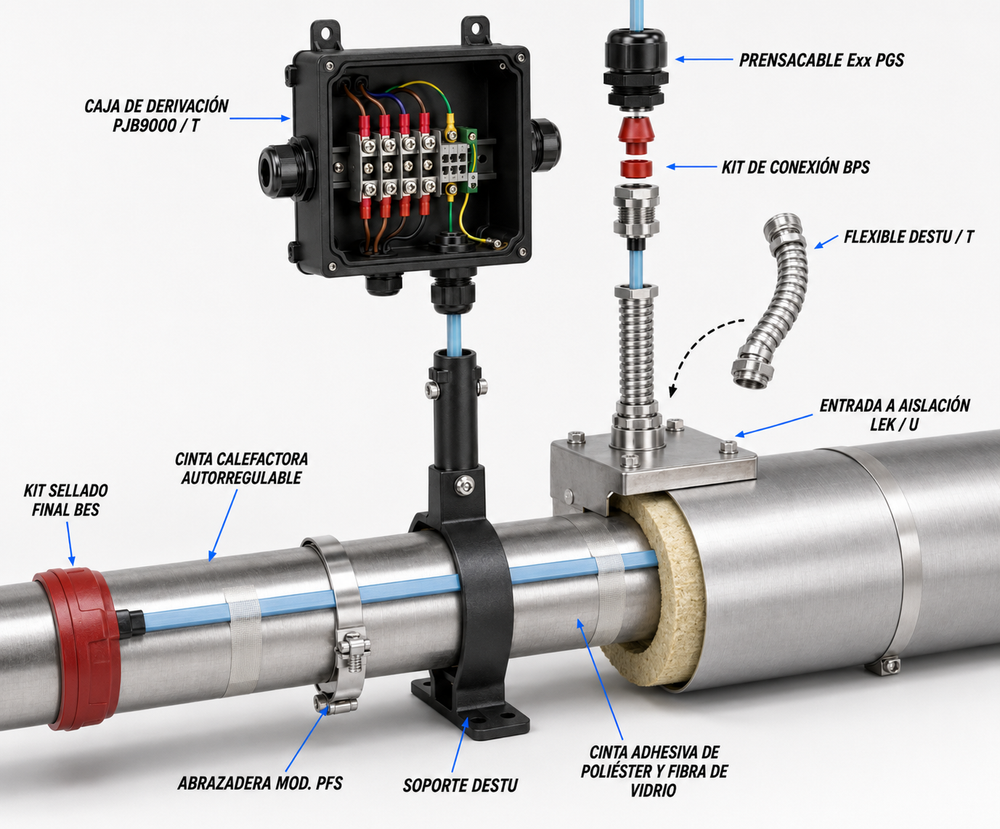 Típico de montaje PJB 9000 – T